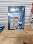 Gillette Sensor Excel Razor Blades 25 Cartridges Blister Pack Damage!. Fixed Price $27.00.