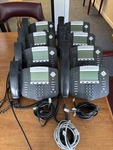 Polycom Soundpoint 2201-12550-001 Used Business Telephones Lot Of 9. Fixed Price $190.00.