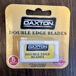 Vintage Hard Plastic Boxes Daxton Double Edge Razor Blades. Fixed Price $5.83.
