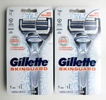 (2) Gillette Skinguard Razor (for Sensitive Skin) Packages - New. Fixed Price $12.99.