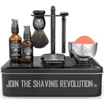 Luxury Safety Shaving Kit - Includes Double Edge Razor, Stand, Bowl. Fixed Price $94.77.