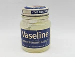 Vintage Vaseline 1-3/4 Oz White Petroleum Jelly Jar Usa. Fixed Price $7.99.