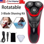 Electric Razor Shaver Men's Rotary Waterproof With Pop-up Trimmer Wet &dry. Fixed Price $12.69.