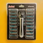 Jierui 21 Men's Disposable Twin Blade Razor Cartridges With Handle. Fixed Price $6.69.