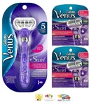 10 Gillette Venus Swirl Flexi Ball Razor Blades Cartridge Refill Flawless Shaver. Fixed Price $37.99.