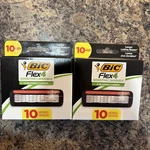 20-PACK Bic Flex 4 Razor Cartridges Blades For Sensitive Skin, Two Boxes Of 10. Fixed Price $16.49.