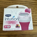 Schick Intuition Island Berry Women's Razor Refill 3 Cartridges. Brand New. Fixed Price $9.74.