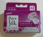 Pure Silk Contour 6 Razor Blade Cartridge Refill Pack, 4 Count. Fixed Price $13.98.