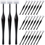 Pagow 24PCS Eyebrow Razor, T-shape Facial Razors 1 Count (pack Of 24), Black. Fixed Price $14.66.