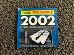 Vtg Schick 2002 Twin Double Edge Blades Single Pack Nos Free Ship. Fixed Price $7.55.