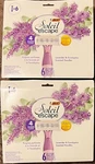 12 Count Bic Soleil Escape Razors - 6X Blue & Purple Scented Handles. Fixed Price $13.95.