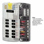 Blue Sea 5032 St Blade Split Bus Fuse Block 12 Circuits W/ Cover Ato Atc Dc. Fixed Price $73.27.