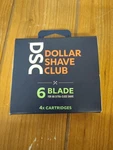 Dollar Shave Club 6 Blade Cartridge Refill- 4 Ct New. Fixed Price $10.99.