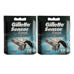 Gillette Sensor Excel Razor Refill Cartridges For Men, 10CT (pack Of 2) 20 Total. Fixed Price $26.03.