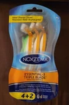 Noxzema ESSENTIAL-3 Triple Blade Sensitive Disposable Razors-new. Fixed Price $35.00.