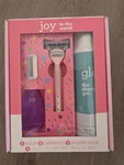 Joy &glee Women's Razor Holiday Shave Care Gift Set - Pink, 2 Refills Gel. Fixed Price $12.00.
