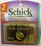 Vintage Schick Silk Effect + Refills For Women 7 Blades Total. Fixed Price $39.98.