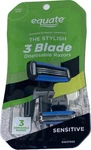Equate The Stylish 3 Blade Disposable Razors For Men Double-coated Count. Fixed Price $10.55.