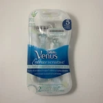 Gillette Venus Embrace Sensitive 5 Blade Disposable Razors 2 Pack New. Fixed Price $5.99.