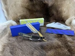 Dovo 6/8 Bismarck Solingen Germany Ebony Straight Razor Gold Etch Mint Box++. Fixed Price $256.00.