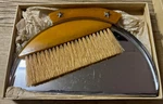 Antique Brenard-richards Paris France Bakelite Shaving Kit Pieces Brush & Pan. Fixed Price $49.50.