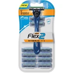 FLEX2 Hybrid Disposable Razor, Blue, 10 Pack. Fixed Price $17.91.