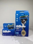 Lot (2) Gillette Flex Head Cartridges And Power Razor New*. Fixed Price $22.99.