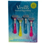 Gillette Venus Tropical Disposable Razors 4 Count + Shave Gel 1 Pack New. Fixed Price $12.00.
