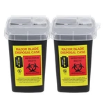 Beavorty 2PCS Boxes Blade Storage Razor Disposal 15.50X9.50X9.50CM, Black. Fixed Price $22.71.