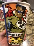1994 Sega Eternal Champions 7 Eleven Slurpee Paper Cup W/ Tattoo Jonathan Blade. Fixed Price $18.99.