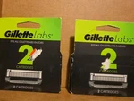 2-2 Ct Gillettelabs Razor Cartridges, Free Ship. Fixed Price $19.49.
