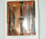 Revele - New Pkg. 6 Pc. Stainless Steel Bikini / Eyebrow Razor Set. Fixed Price $9.95.