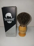 Shaveway 100% Pure Badger Shaving Brush Count (pack Of 1), Natural Wood. Fixed Price $9.95.