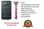 4 Schick Quattro Women Blades Cartridges+razor Handle Refills Shaver Quatro Usa. Fixed Price $10.69.