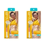 (2)VENUS Gillette Comfort Glide Olay Coconut 1 Razor And Cartridges - 5 Blades. Fixed Price $29.64.