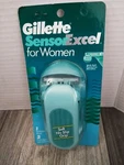 Vtg 1996 Gillette Sensor Excel For Women Razor Handle W/ 2 Cartridges ( Sealed). Fixed Price $39.98.