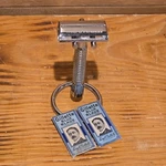 Micro Touch Safety Razor Double Edge Blades Stainless Steel W/ Stand. Fixed Price $10.38.
