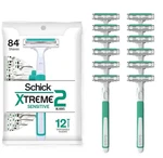 12 Pack Of Schick Xtreme Blade For Sensitive Skin, Disposable Razor Men. Fixed Price $9.75.