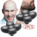Pair 5 Blades Floating Shaving Bald Replacement Shaver Head For 4D Razor New. Fixed Price $14.95.