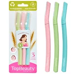 Topbeauty Paris Women Facial Eco Razors - Pcs 1 Count (pack Of 3), Beige. Fixed Price $10.96.