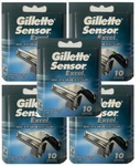 Gillette Sensor Excel Chromium Coated Razor Blade Refills - 50 Cartridges. Fixed Price $65.99.