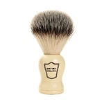 Parker Safety Razor Synthetic Bristle Brush With Drip Stand - Ivory Handle. Fixed Price $24.00.