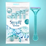 Gillette Venus Simply, Double Blades 2 Disposable Razors - 4 Count. Fixed Price $8.76.