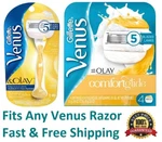 5 Gillette Venus Olay Razor Blades 4 Refills Cartridges Shaver Handle Unboxed. Fixed Price $22.49.