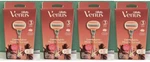 4X Gillette Venus Miami Sunset Hibiscus & Coconut Razors 8 Refills Total. Fixed Price $28.99.