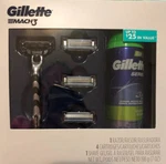 Gillette MACH3 Men's Gift Pack With 1 Razor, 4 Cartridges, & Shave Gel. Fixed Price $24.99.