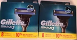 Gillette MACH3 Men Razor Blade Refill Cartridges - 16 Count (2 X 8PACK). Fixed Price $28.99.
