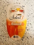 Bic Soleil 3 Smoother Shave Women's Blade Disposable Razors W/ Aloe 4 Ct Pack. Fixed Price $14.99.