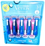Gilette Venus Sensitive Disposable Razors For Women 12 Count. Fixed Price $27.47.