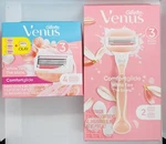 Gillette Venus Comfort Glide Razor & 4 Count Cartridges Bundle Set White Tea. Fixed Price $20.00.
